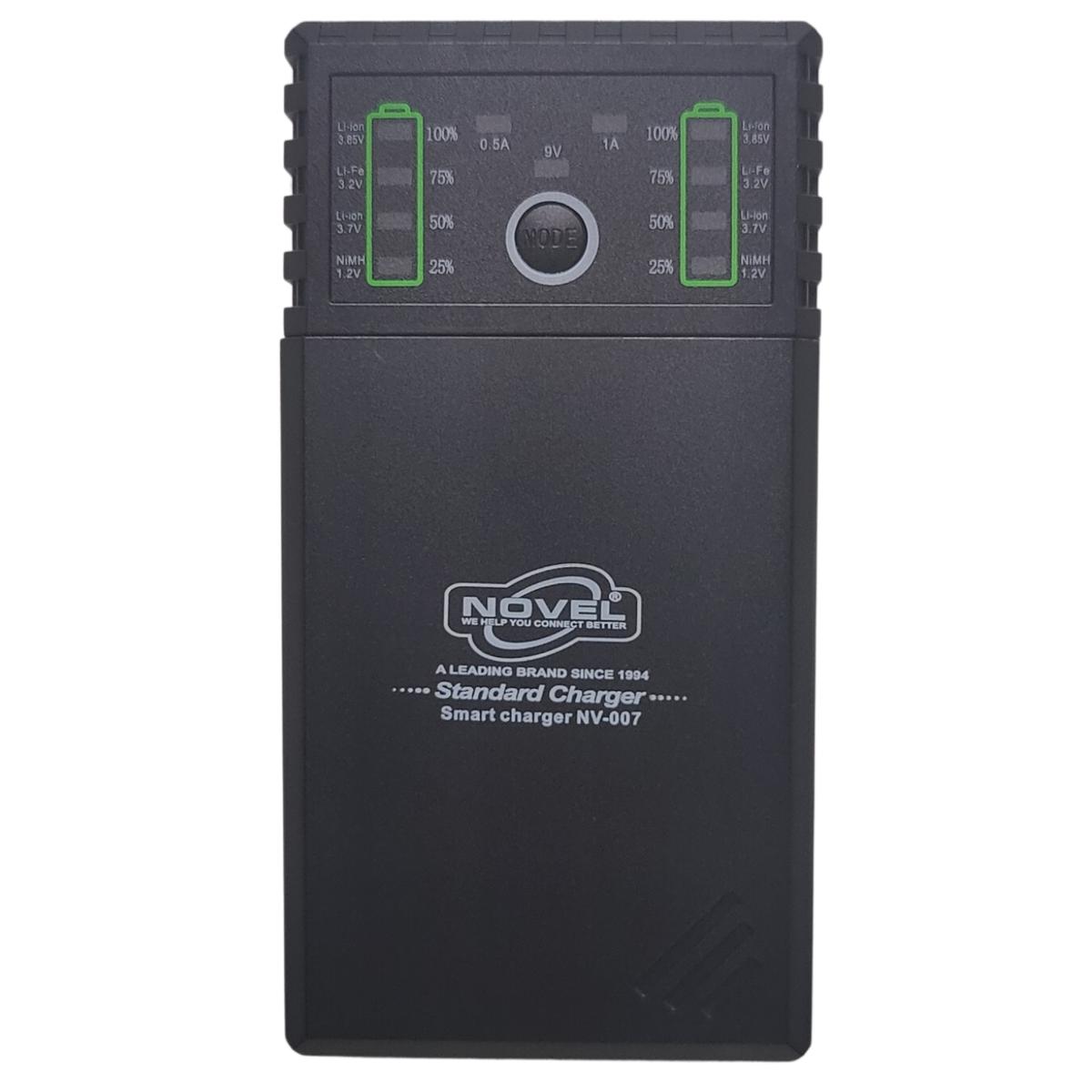 "NVL-007 SMART BATTY CHARGER INPUERT: DC 5V/1A APPLE, MICRO USB 5V 2A OUTPUT: 500/1000mAh" (212)